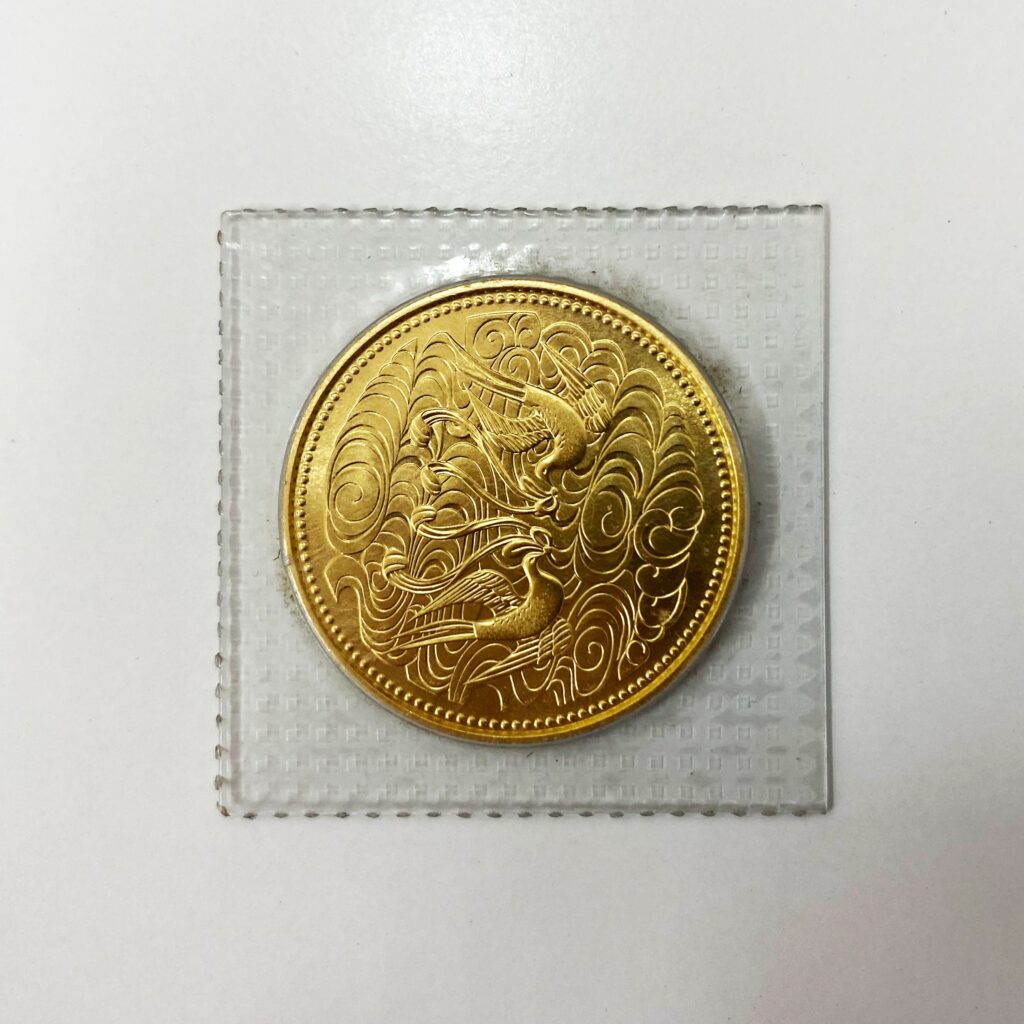 記念硬貨 10万円金貨 天皇陛下 御在位60年