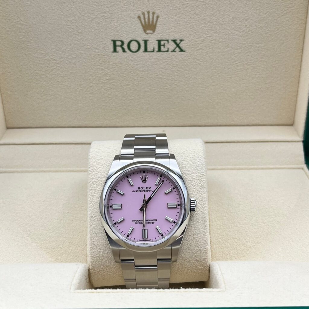  ROLEX ロレックス オイスターパーペチュアル 126000 キャンディピンク 腕時計