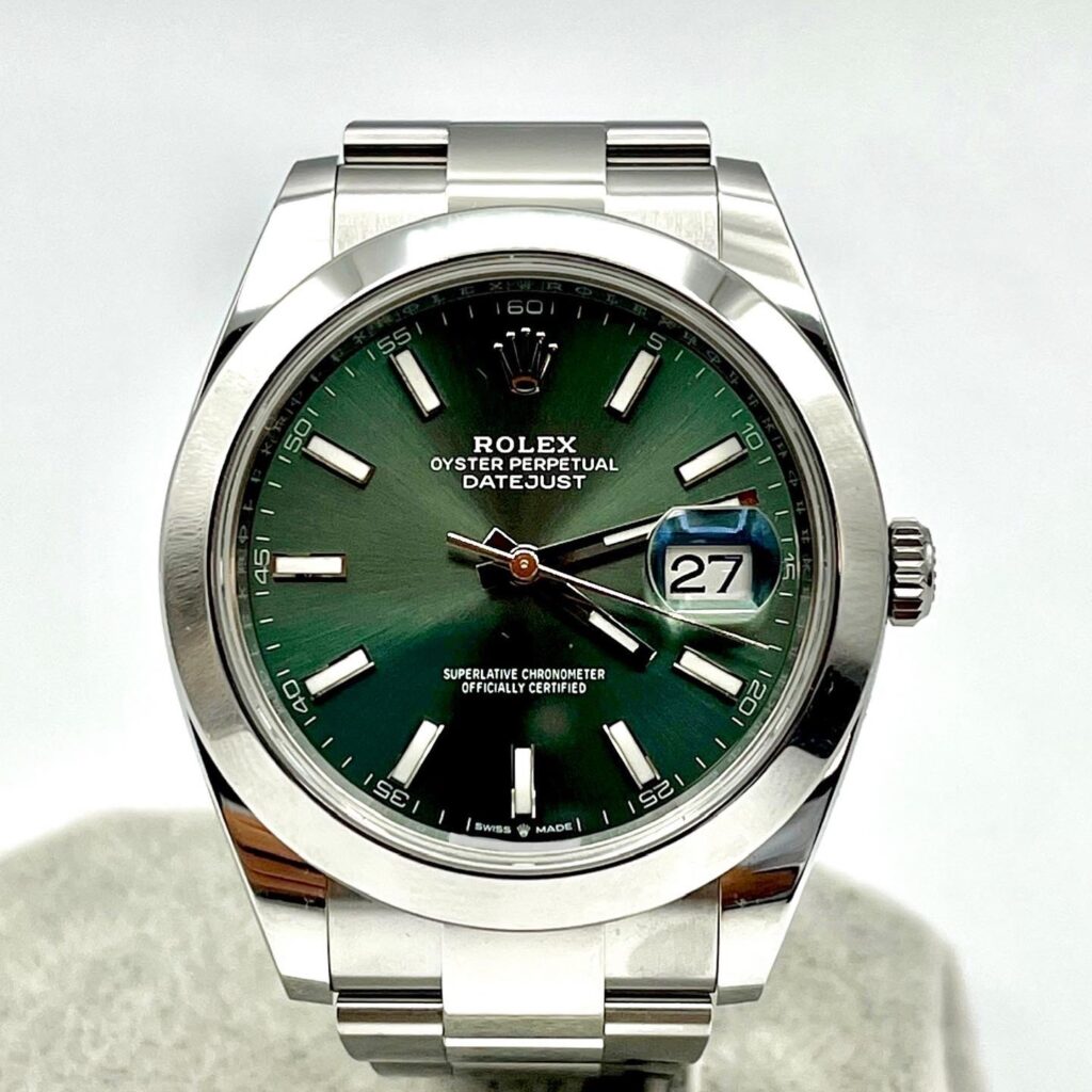 ROLEX ロレックス デイトジャスト41 ミントグリーン 126300 オイスターブレス 腕時計
