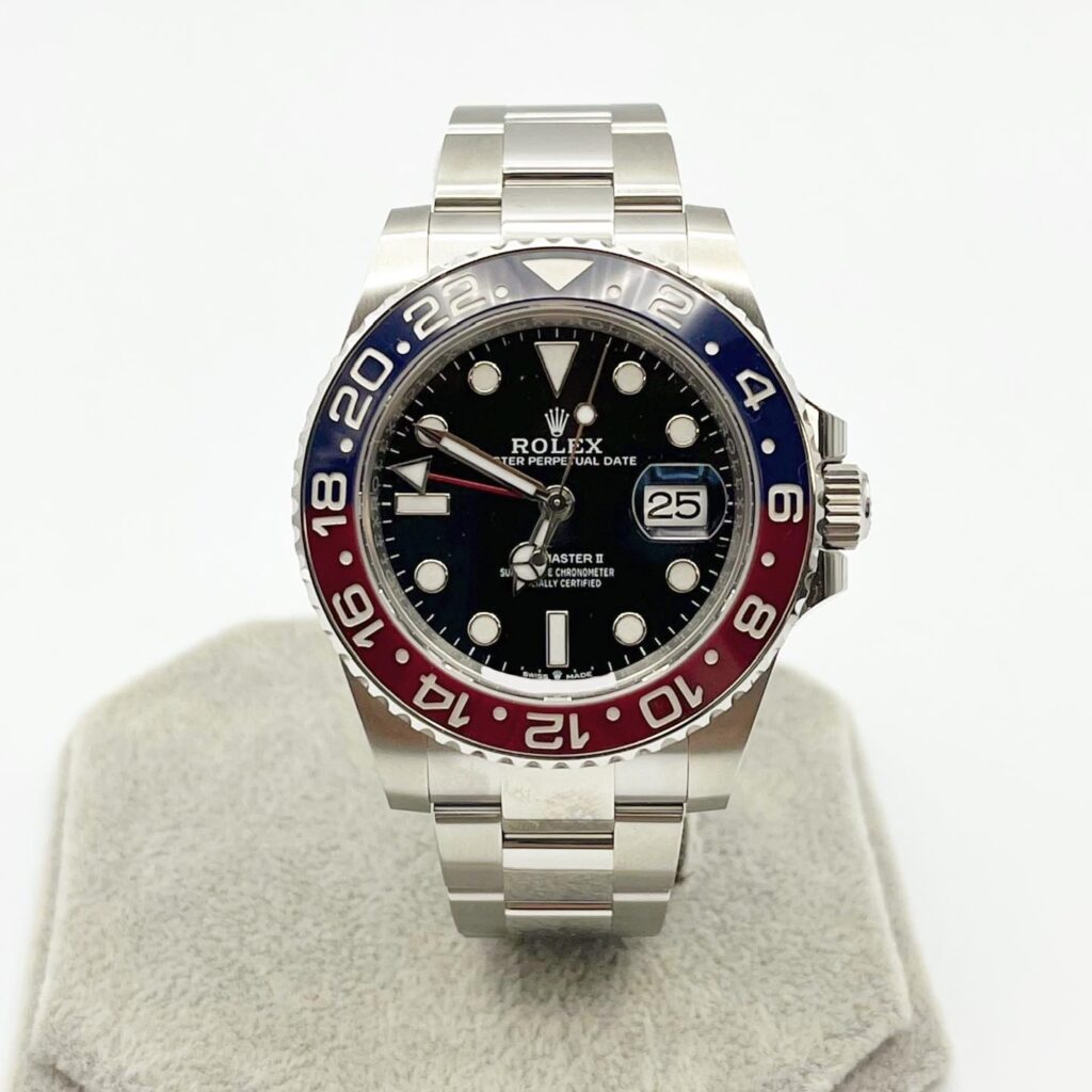 ROLEX ロレックス GMTマスターII 126710BLRO レッド/ブルー オイスターブレス 腕時計